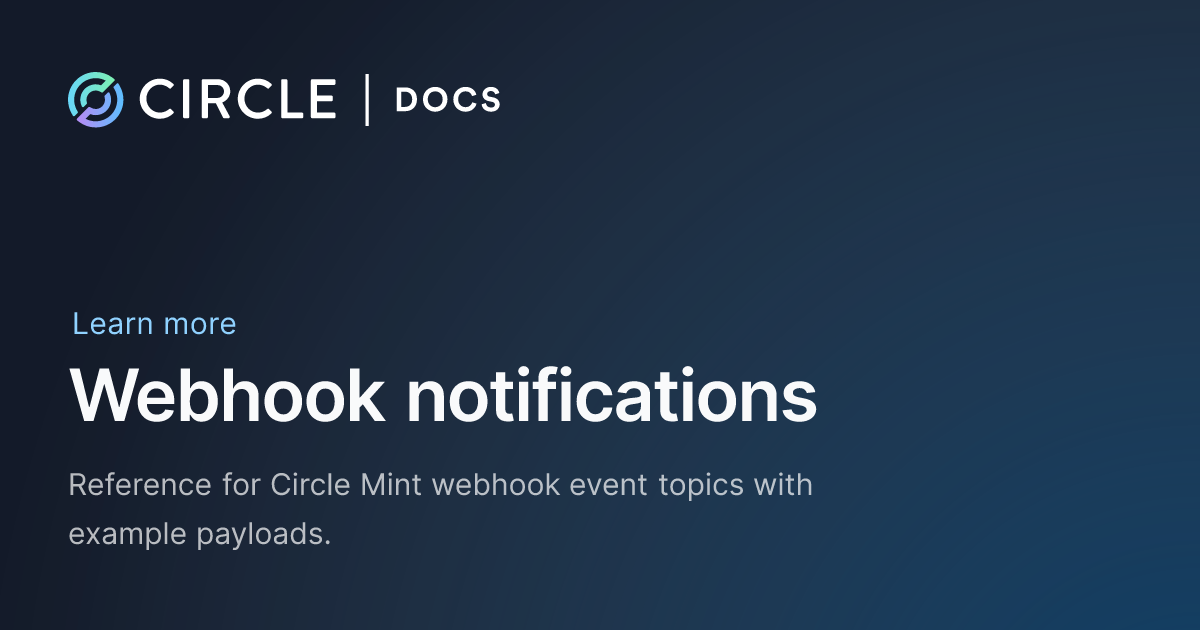 Circle API Documentation